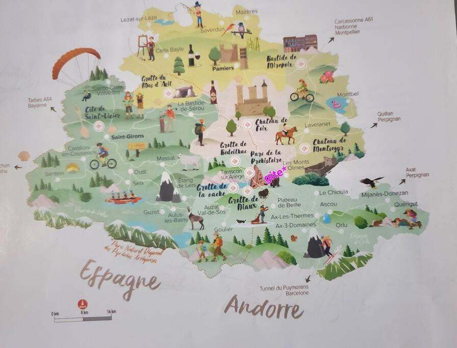 Gite La Grangette De Pauline Mercus-Garrabet Exterior foto